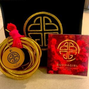 Buddha Girl Gold Bracelets